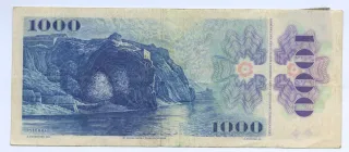 Czech Republic 1.000 Korun, 1993 reverse